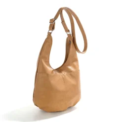 New Colab Gambit Brigitte Large Hobo-Caramel|