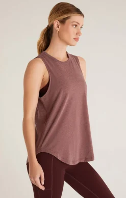 Clearance Z Supply Glow With The Flow Tank-Dark Cola|
