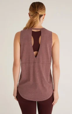 Clearance Z Supply Glow With The Flow Tank-Dark Cola|