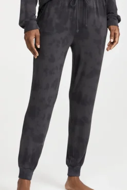 Z Supply Go Getter Tie-Dye Jogger-Washed Black|