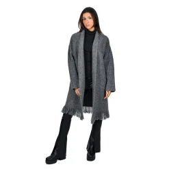 RD Style Gwenyth Shawl Cardigan-Grey Mix|