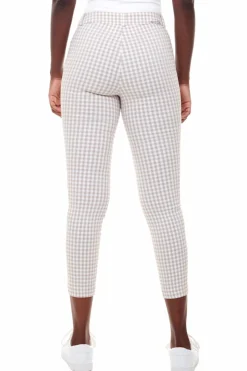 Discount I Love Tyler Madison Gwyneth Gingham Trouser Pant-Tan|Up!