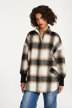 Best BB Dakota by Steve Madden Harper Plaid Jacket-Black|