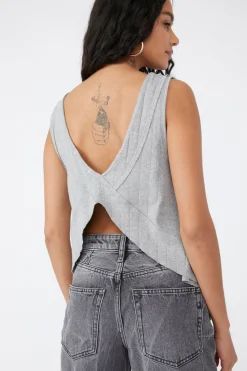 Clearance Free People Harper Tank-Heather Grey|