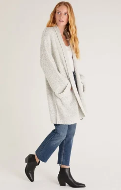 Online Z Supply Helen Oversized Cardigan-Heather Grey|