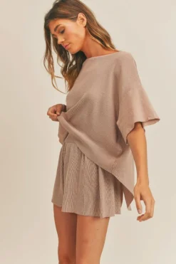 Sage The Label Her Joy Twist Back Short Set
