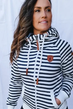 Sale Wanakome Hera Zip Hoodie-Stripe|