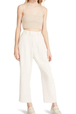 BB Dakota by Steve Madden High Waist Farmers Market Pants-Ivory|