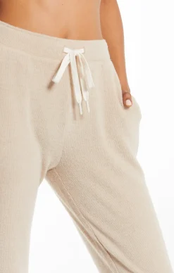 Hot Z Supply Homey Rib Jogger-Light Cocoa|