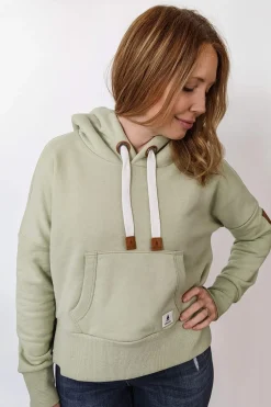 Wanakome Hydra Cropped Hoodie-Aloe|