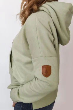 Wanakome Hydra Cropped Hoodie-Aloe|