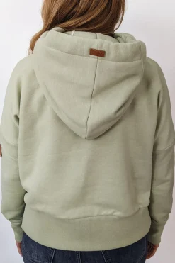 Wanakome Hydra Cropped Hoodie-Aloe|