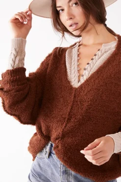 Outlet Free People Icing V-Neck Pullover|