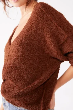 Outlet Free People Icing V-Neck Pullover|