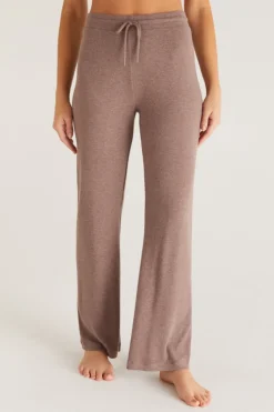 Outlet Z Supply In A Daze Rib Pant-Dusty Heather Taupe|