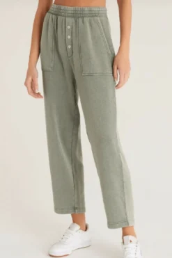 Hot Z Supply Jade Knit Pants-Forest|