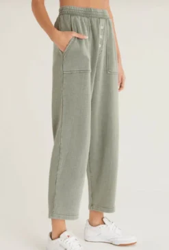 Hot Z Supply Jade Knit Pants-Forest|