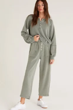Hot Z Supply Jade Knit Pants-Forest|
