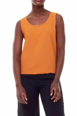Discount I Love Tyler Madison Kate Silk Tank-Mustard|Iltm