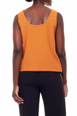 Discount I Love Tyler Madison Kate Silk Tank-Mustard|Iltm