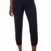 New I Love Tyler Madison Keira Ruched Silk Jogger Pant-Black|Iltm