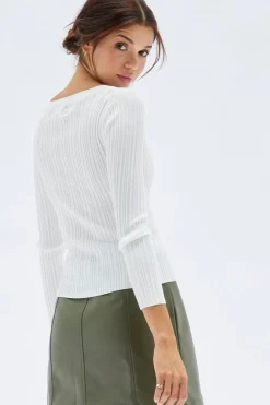 Minkpink Kerman Long Sleeve Knit Top|
