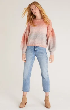 Online Z Supply Kersa Ombre Sweater-Pink Cedar|