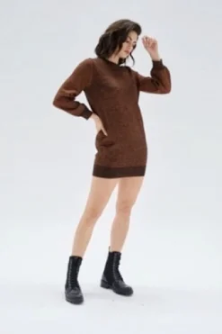 Clearance Minkpink Khadija Lurex Jumper Dress|