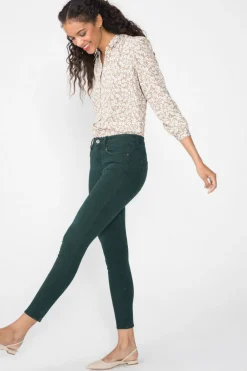 Online Unpublished Kora Mid Rise Skinny-Evergreen|