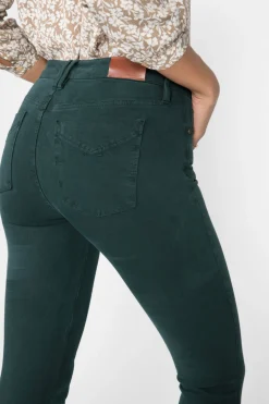 Online Unpublished Kora Mid Rise Skinny-Evergreen|