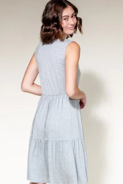 Hot Pink Martini Kyla Dress-Grey|