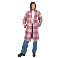 Best RD Style Ladies Woven Shacket-Pink|