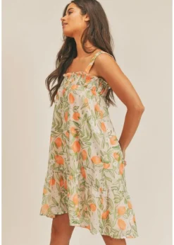 Sadie & Sage Lemon Garden Mni Dress|