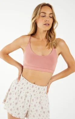 Sale Z Supply Lexi Modal Racerback Bralette-Old Rose|