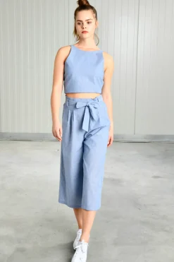 Clearance 24 Colours Light Blue Culottes|