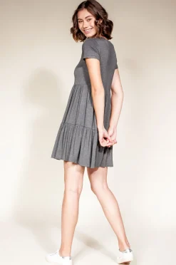 Online Pink Martini Lola Dress-Charcoal|