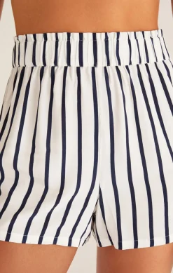 Clearance Z Supply Low Tide Stripe Short-Cloud Dancer|