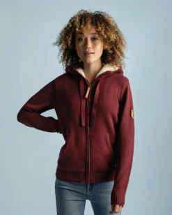 Discount Wanakome Luna Full Zip Hoodie-Mulberry|