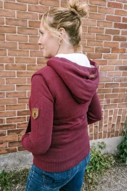 Discount Wanakome Luna Full Zip Hoodie-Mulberry|