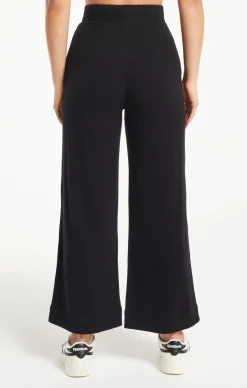 Hot Z Supply Marlo Rib Pant-Black|