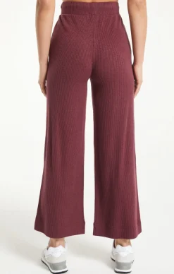 Sale Z Supply Marlo Rib Pant-Crimson|