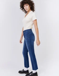 Sale Unpublished Marlow High Rise Cropped Demi Flare-Patch|