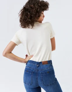 Sale Unpublished Marlow High Rise Cropped Demi Flare-Patch|
