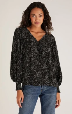 Outlet Z Supply Miriam Dot Top-Black|