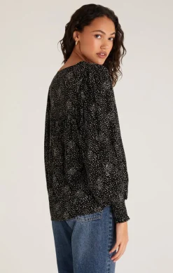 Outlet Z Supply Miriam Dot Top-Black|
