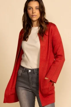 Best Pink Martini Moira Sweater-Orange Rust|
