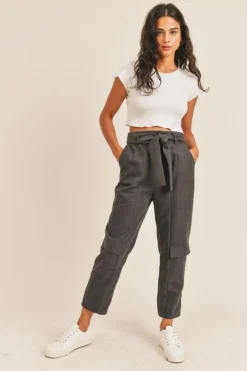 Online Sadie & Sage Moonlight Mile Pants-Charcoal|
