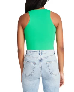 Hot BB Dakota by Steve Madden Nico Bodysuit-Bright Green|