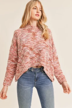 Clearance SADIE Note To Self Sweater-Multi| & Sage-New