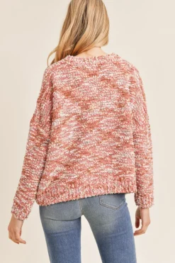 Clearance SADIE Note To Self Sweater-Multi| & Sage-New
